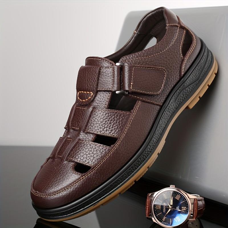 Product Introduction of [Premium Leisure Footwear] Breathable Men's Premium Leisure Footwear - Non-Slip Comfortable Sole for Driving, Walking, Business & Daily Use - Elegant Brown 0