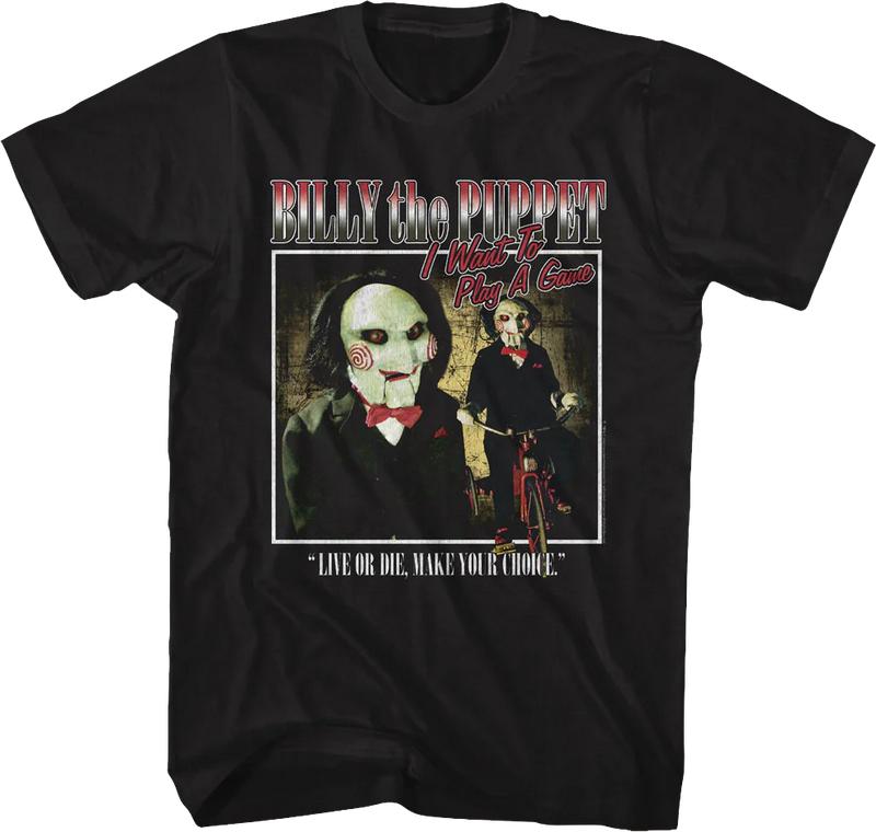 Billy the Puppet Saw T-Shirt 0
