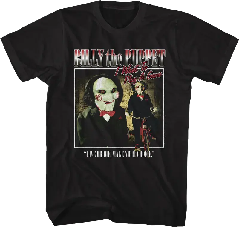 Billy the Puppet Saw T-Shirt 0