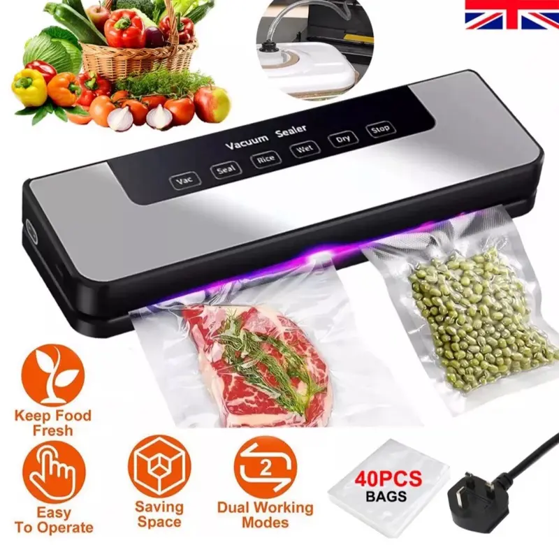 Commercial Vacuum Sealer Machine Seal a Meal Food Saver System With 40 Free Bags