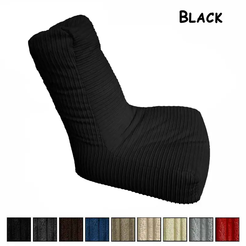 Jumbo Corduroy High Back Seater Gaming Beanbag Chair for Kids & Adults. Various colours available. Filling Included. 3