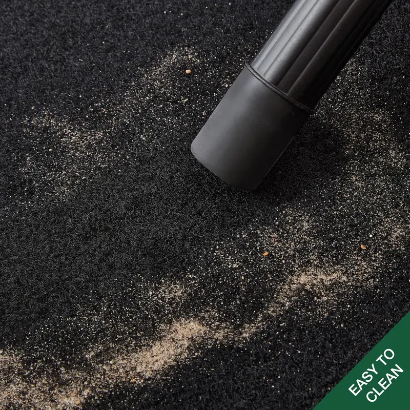 `GCM Tailored Black Carpet-Rubber Car Mats for Peugeot Partner Van 2019 to Present 6
