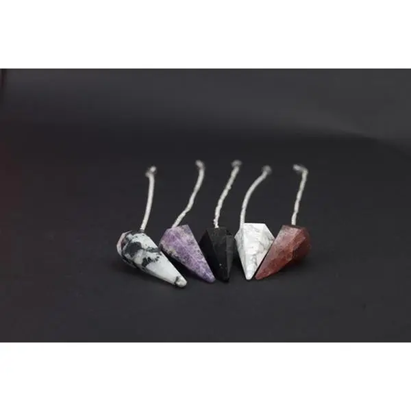 Natural Gemstone Pendulum - Intuition and Healing Collection