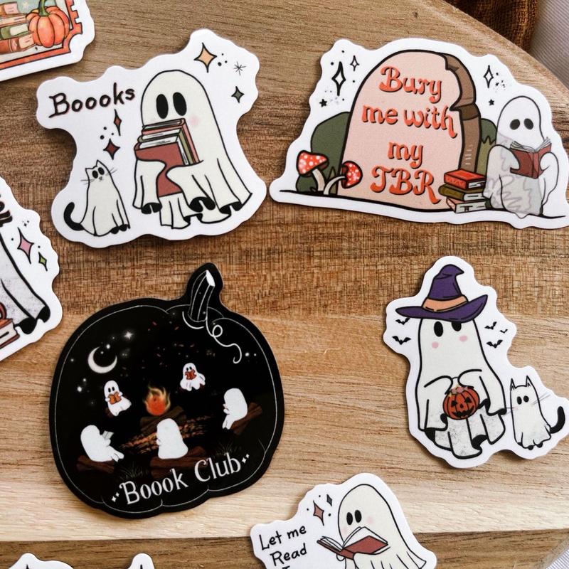 Spooky ghosts sticker bundle for kindles and journaling 5