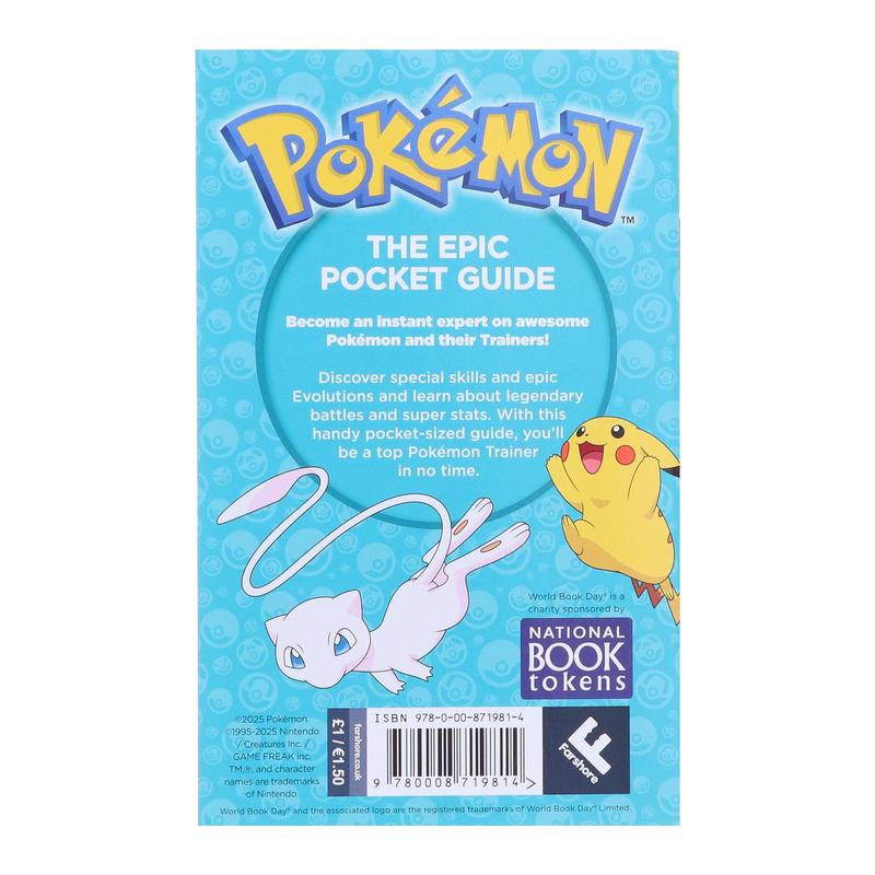 Pokémon The Epic Pocket Guide: World Book Day 2025 - Ages 5-8 - Paperback 7