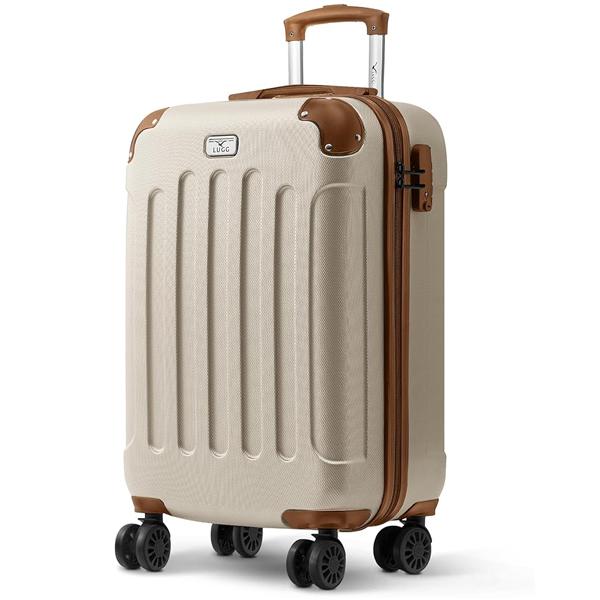 LUGG 20 Inch Skywander Lightweight Travel Cabin Bag - Carry On Approved Suitcase, ABS Shell Protection, Water Resistant & Safe Locking System - Easyjet Overhead Compliant (55x20x35cm) 8