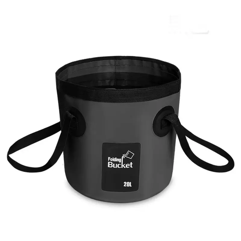12L 20L Portable Waterproof Water Bag Folding Bucket Water Storage Container Carrier Bags for Fishing Camping Hiking
