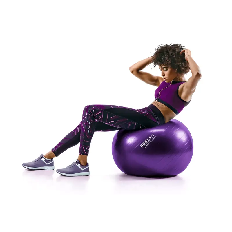 Exercise Gym Ball Swiss Pilates Yoga Core Training Pregnancy Birthing Anti-Burst LARGE 65CM WITH PUMPUK STOCKFREE P&PQUICK DELIVERY 2