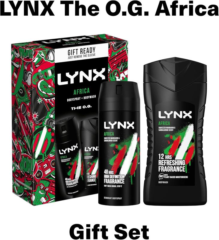 Africa The O.G. Duo Deodorant Gift Set Body Wash & Body Spray perfect for his daily routine 2 piece Body Care Scent 4