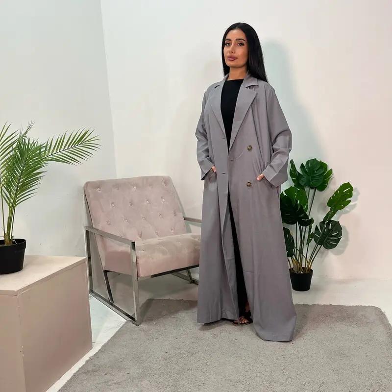 Ladies oversized button boyfriend lightweight duster coat onesize uk 6-16 0