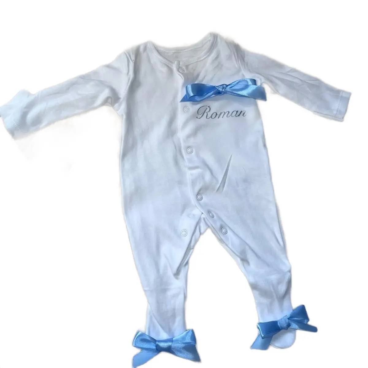 Personalised baby grows
