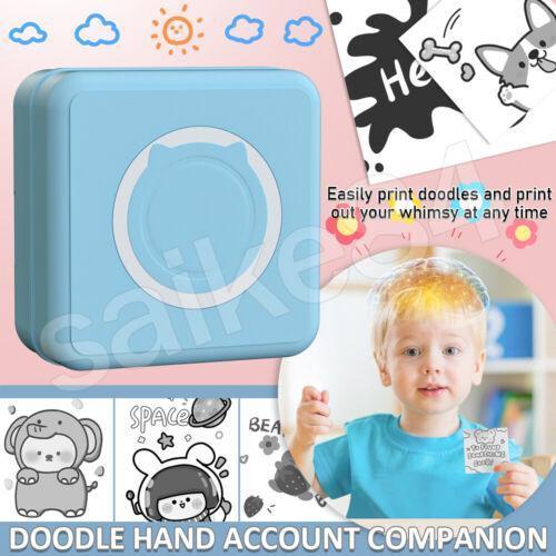 Mini Pocket Thermal Printer with Bluetooth, 14 Rolls Paper and 6 Pen for Photos Label Printing 1
