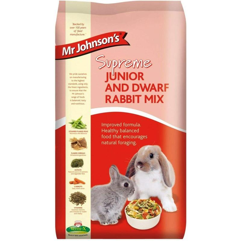 Mr Johnson's Supreme Jnr and Dwarf Rabbit Mix, 900 g 0