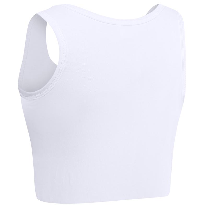 Product Introduction of XUJI Women Tomboy Trans Elastic Chest Binder Breathable Cotton Slim Fit Tank Top 15
