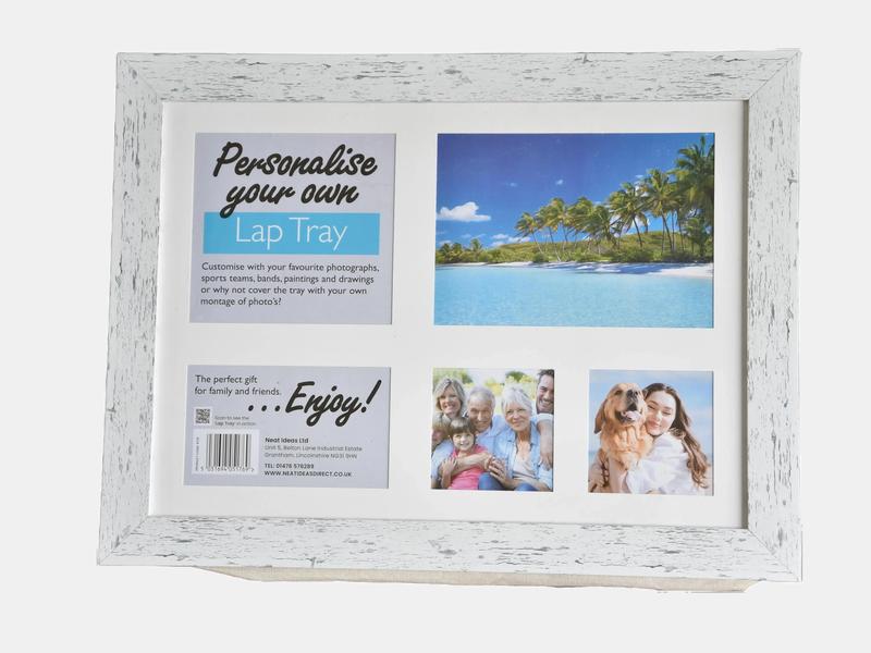 Personalise your own Lap Tray - Distressed White 1