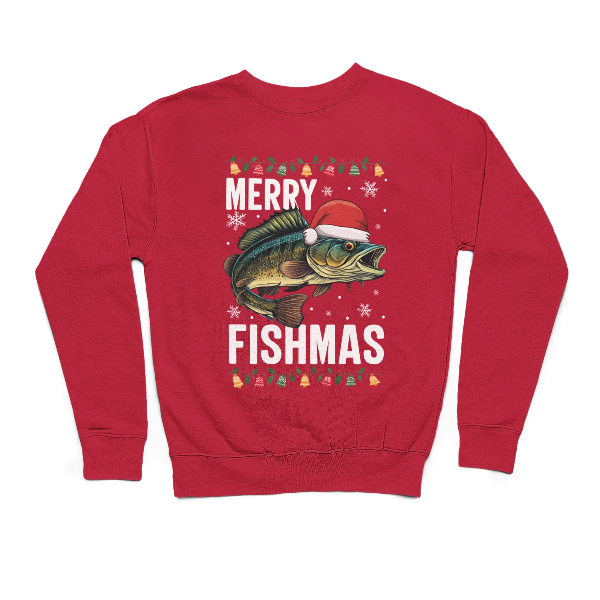 Merry Fishmas Adults Sweater