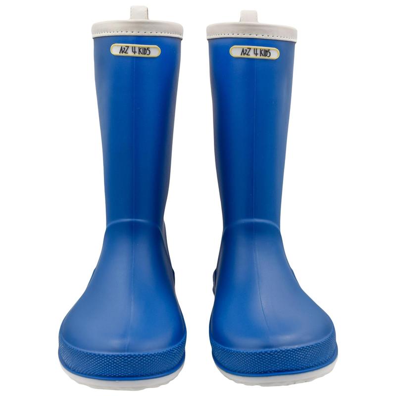 A2Z 4 Kids Boys Rain Boot Non-Slip Waterproof PVC Child Wellies Snow Shoes Galoshes Design Lightweight Wellington Boot Everyday Perfect Outdoor Adventures Colorful 1