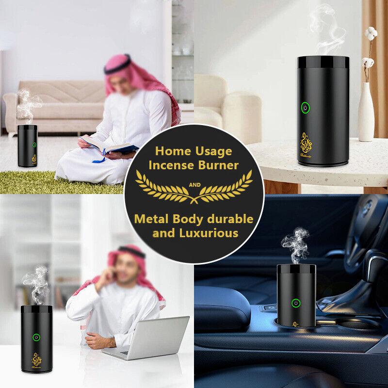 Bakhoor incense burner Rechargeable Arabic Incense Burner Aroma Diffuser Censer  Gift Light Scent 3