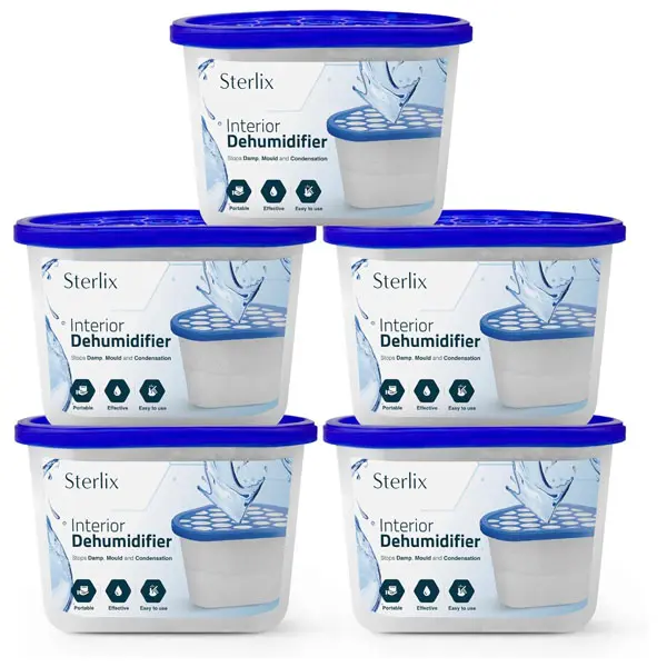 Sterlix Dehumidifier Tubs for Condensation,Humidity, Mould, Neutralising Odours Household Defense