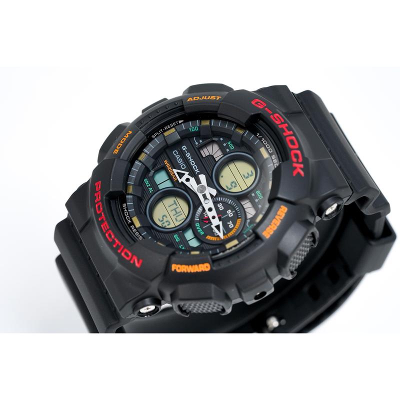 Casio G-Shock Watch Men's 90's Stereo Black GA-140-1A4DR 2