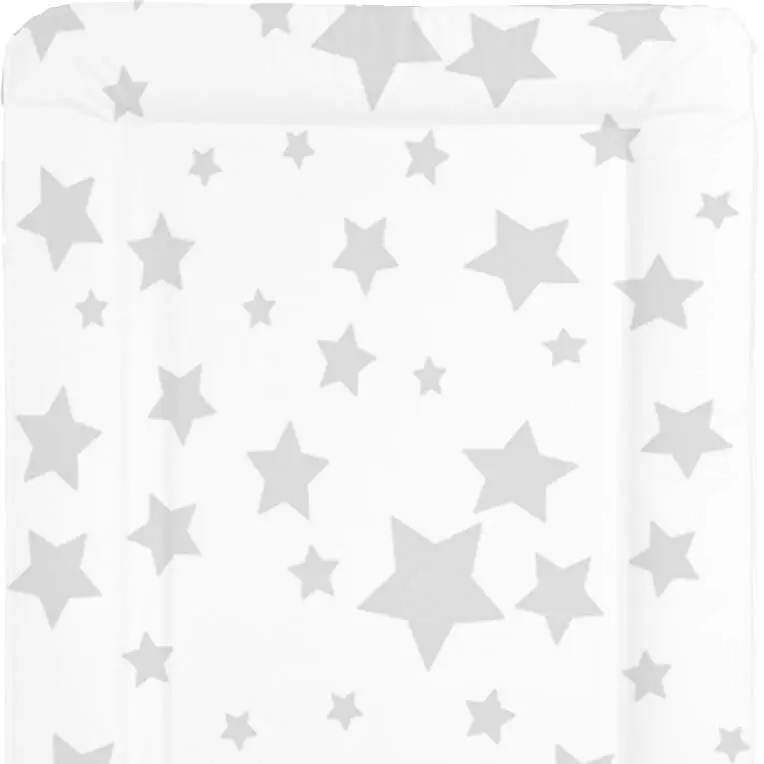 Baby Changing Mat with Foam Raised Soft Edges for Babies from Birth Upwards Wipe Clean and Waterproof Nappy Change Pad 76 x 45cm (Stars) 4
