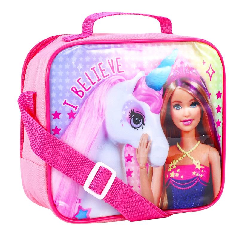 Barbie 3 piece Insulated School Lunch Bag Set 1