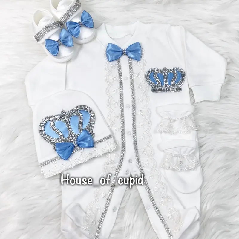 4piece baby crown set 5