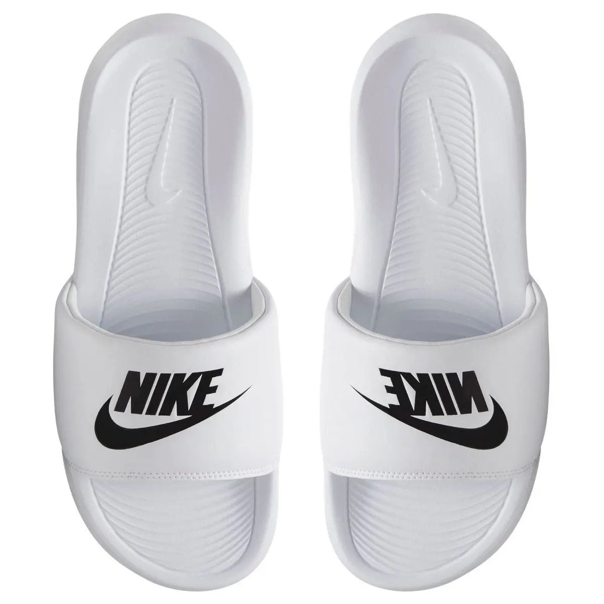 Nike Victori One Slides - White/Black