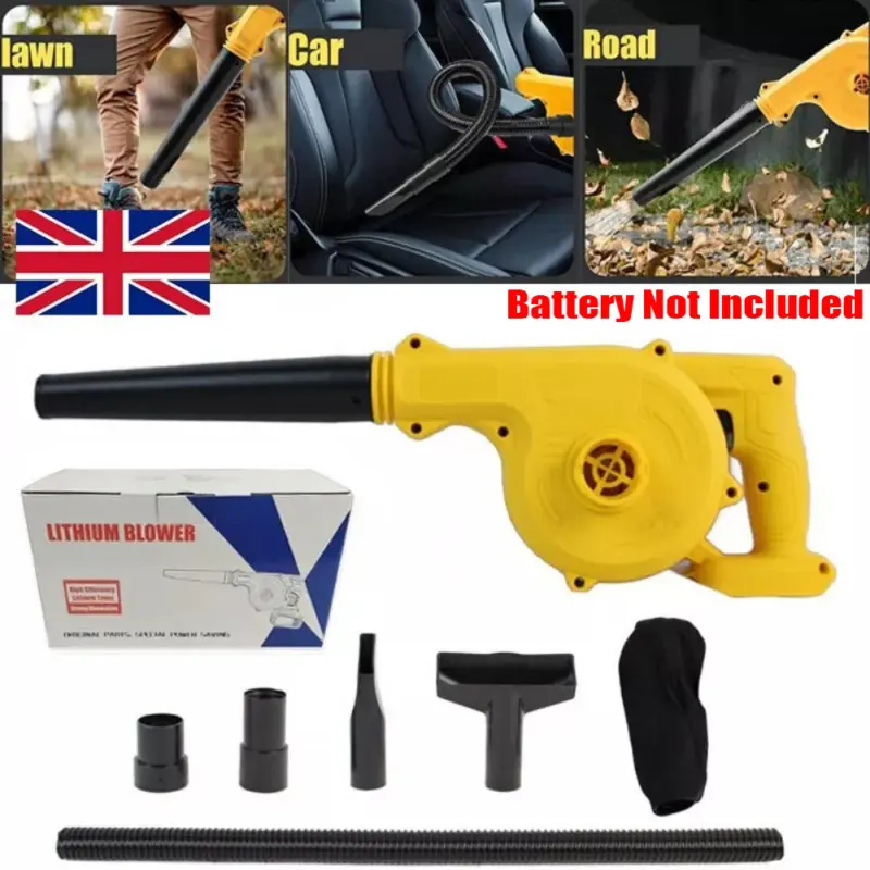 20V Battery 2-in-1 Electric Leaf Blower + Vacuum Cleaner UK 0