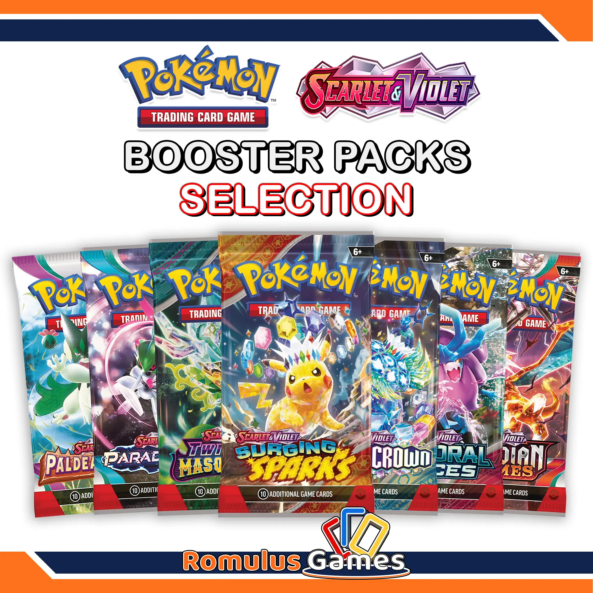 Pokémon TCG: Scarlet & Violet Booster Packs **MEGA SELECTION** - (1 PACK) Trading Cards booster pokemon