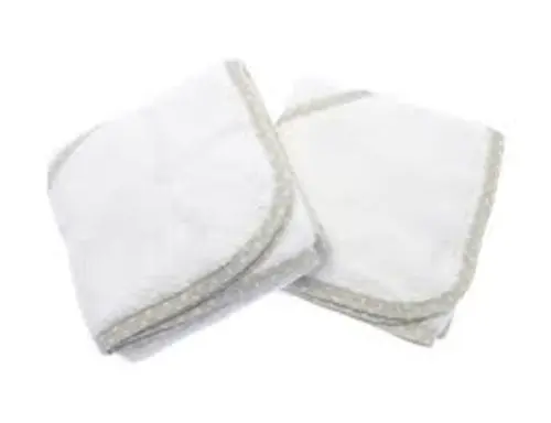 2 Elli & Raff Baby Hooded Bath Time Towels, Soft Cotton, Star Pattern, White 4