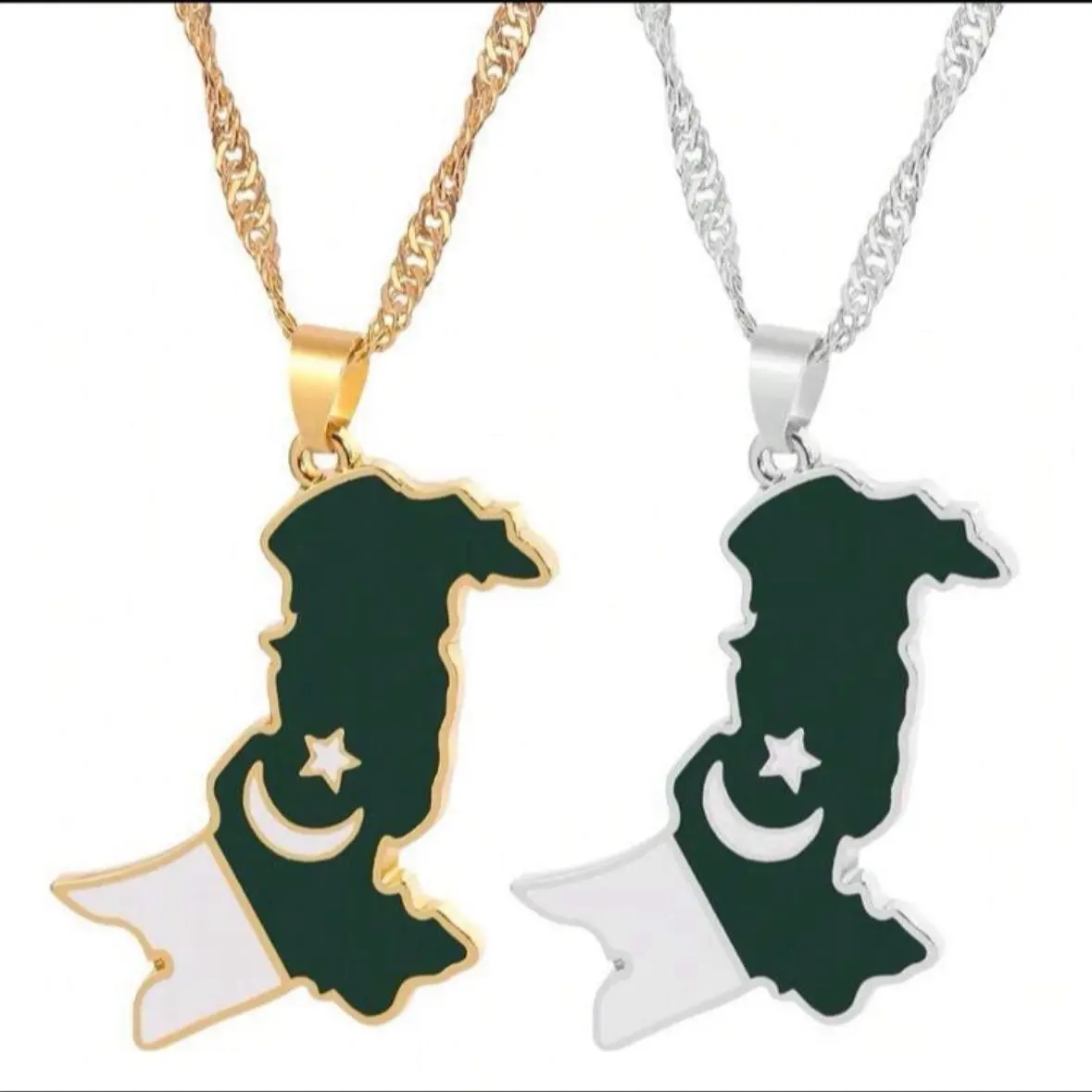 Pakistan Flag Necklace
