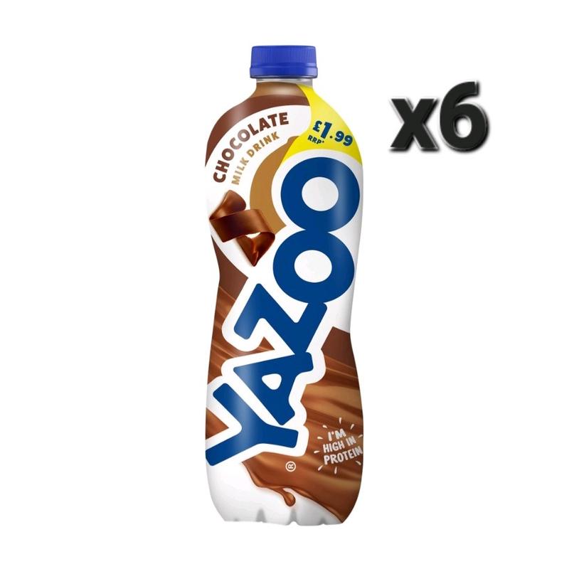 Yazoo Chocolate Milk Drink - 6 x 1 Litre Bottles - LONG DATE 0