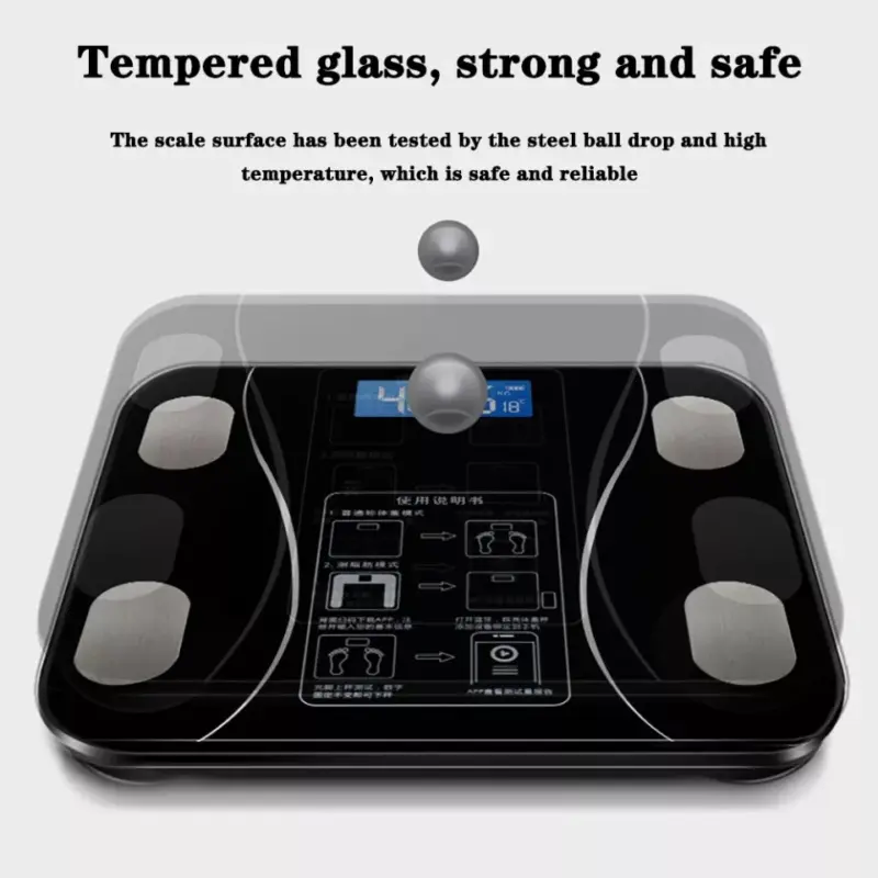 Smart fat scale Bluetooth Digital Smart Wireless Scale Bathroom scale Healthcare 2