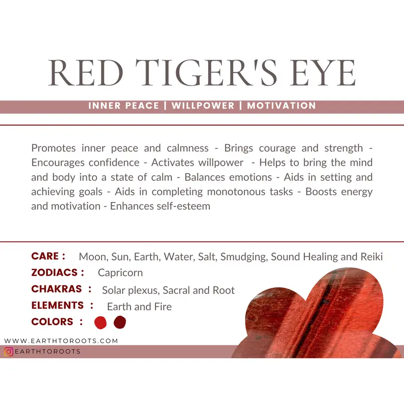 Red Tiger Eye Crystal 1