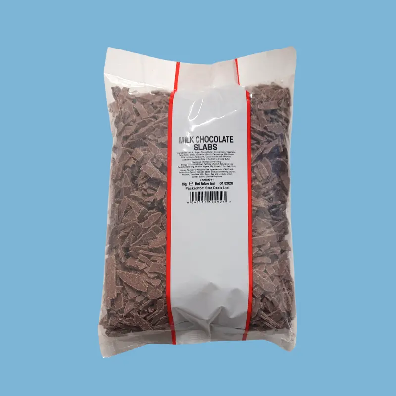 Milk Chocolate Slabs | huge 1kg bag | pieces of broken premium Easter Egg milk chocolate | best before 31 January 2026 2