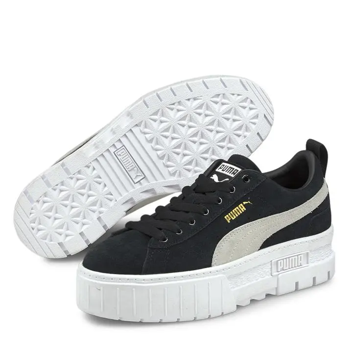 Puma Womens Suede Sports Shoes Trainers Lace Up Low Top