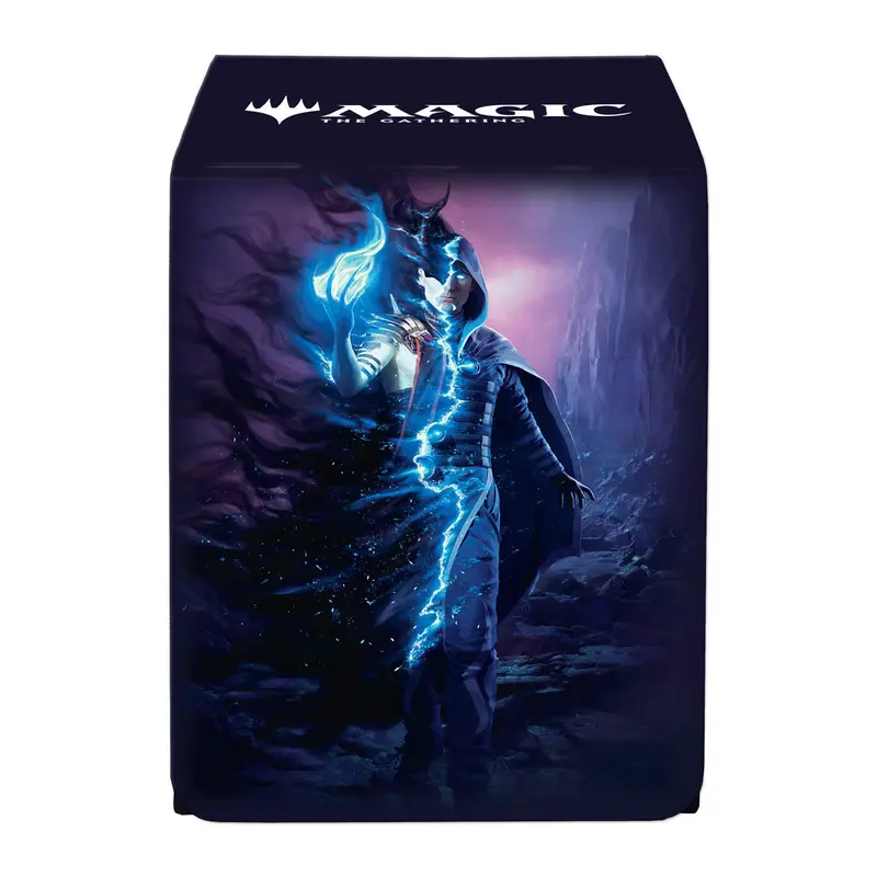 MTG Outlaws of Thunder Junction Printed Alcove Flip Deck Box featuring Jace, Reawakened 1
