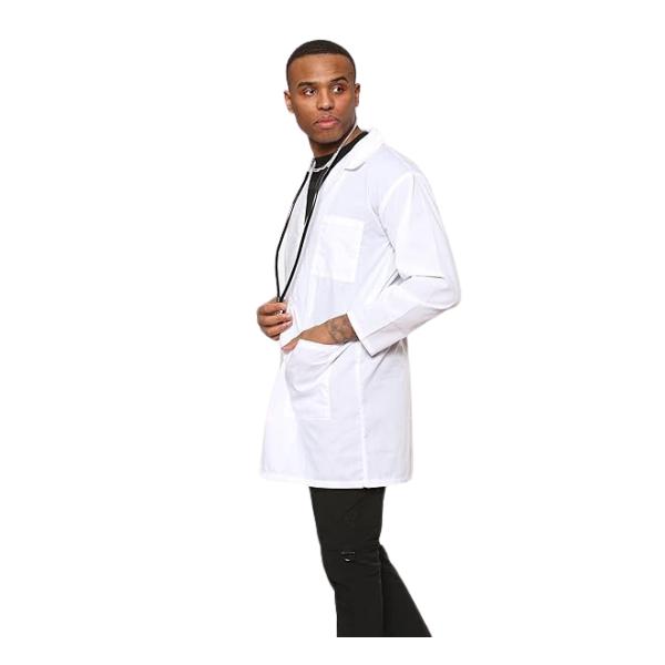 FNA Fashions Adults White Lab Doctor Coat with Stethoscope Mens Fancy Dress Party Accessory (Medium, Adults Dr Coat W/Stethoscope) Classic Costume 4