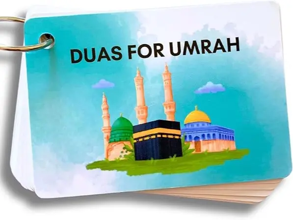 Umrah Dua Cards, Step by Step Guide Umrah Duas, Umrah Gift, Umrah Prayers and Supplications, Umrah Flash Card