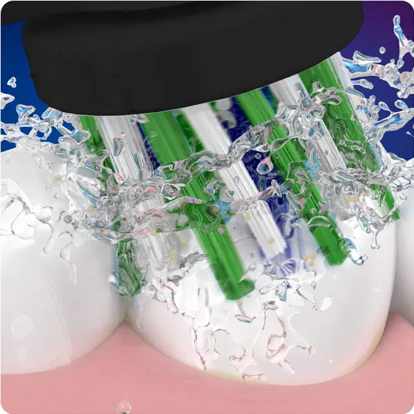 Oral-B CrossAction CleanMaximser Toothbrush Head, 10 Pack, Black 5