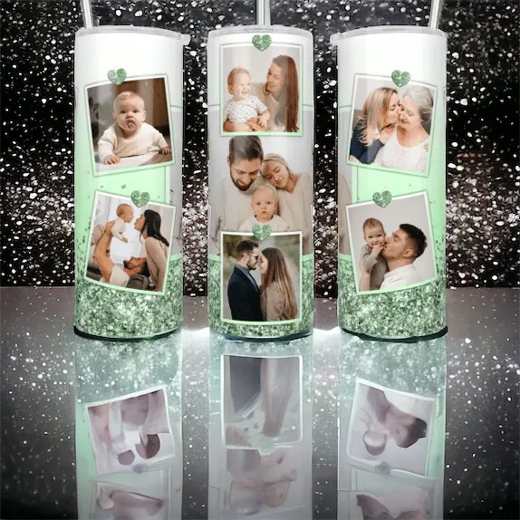 Personalised Photo Tumbler, Custom Picture Tumbler, Insulated Photo Tumbler, Gift for Her, Keepsake Tumbler drinkware 2