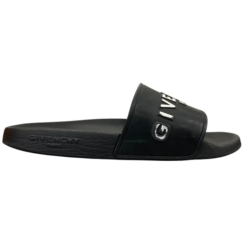 Preowned Women's Logo Slides Black Size EU 37 / UK 4 0