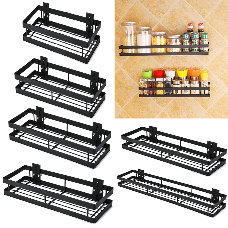 AceHome Spice Rack Organizer Hanging Spice Floating Storage Shelf Wall Mounted 3