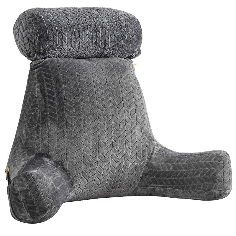 XXL Adult Reading Pillow Back XXL Adult Reading Pillow – Extra Large Back Pillow for Sitting in Bed, Backrest Lounge Cushion with Arms & Pockets, Ultimate Back Support Bed Rest Pillow for Comfort and Relaxationfor Sitting in Bed Backrest Lounge Cushion 1