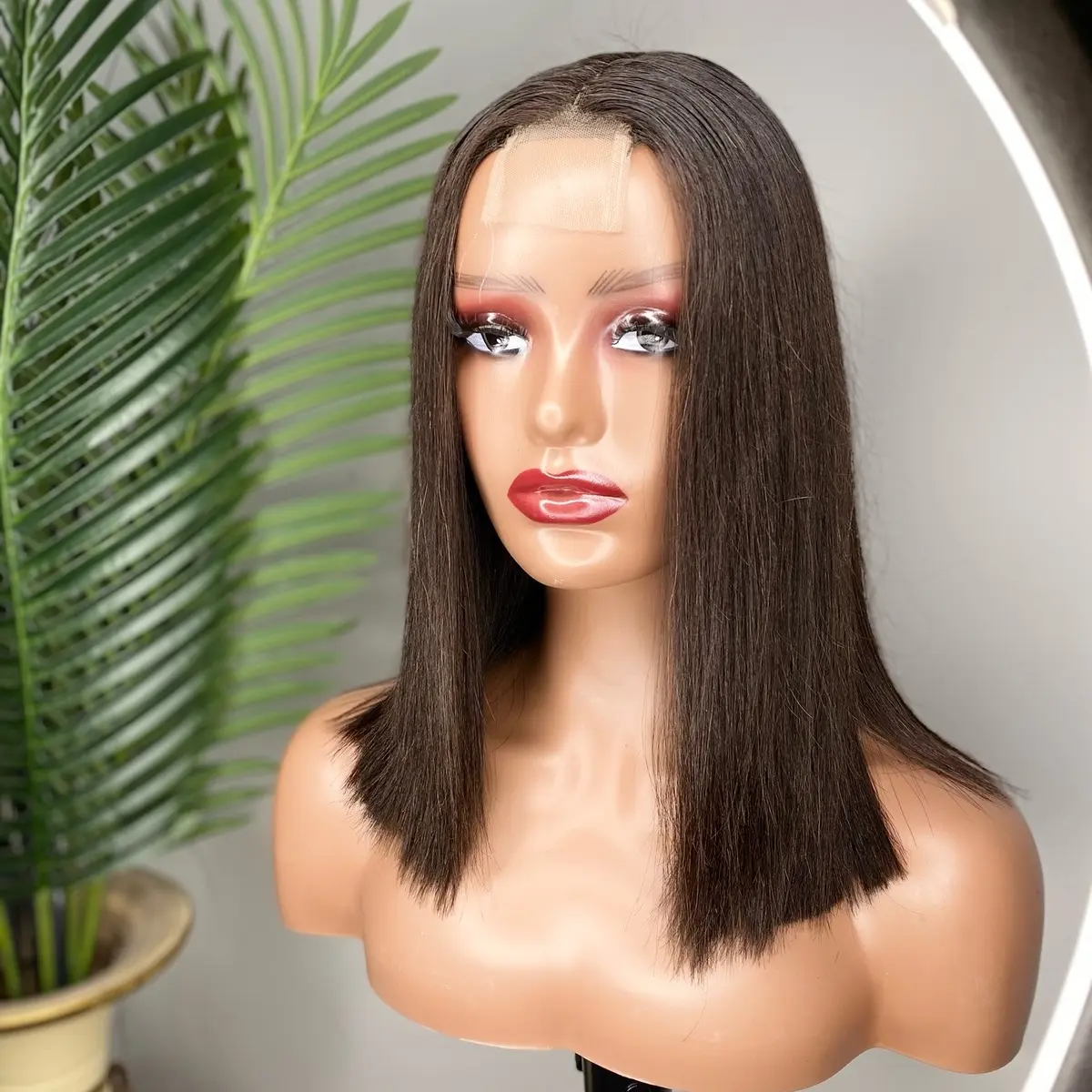 Ada unit, 12 inches 100% human hair , 2x6
