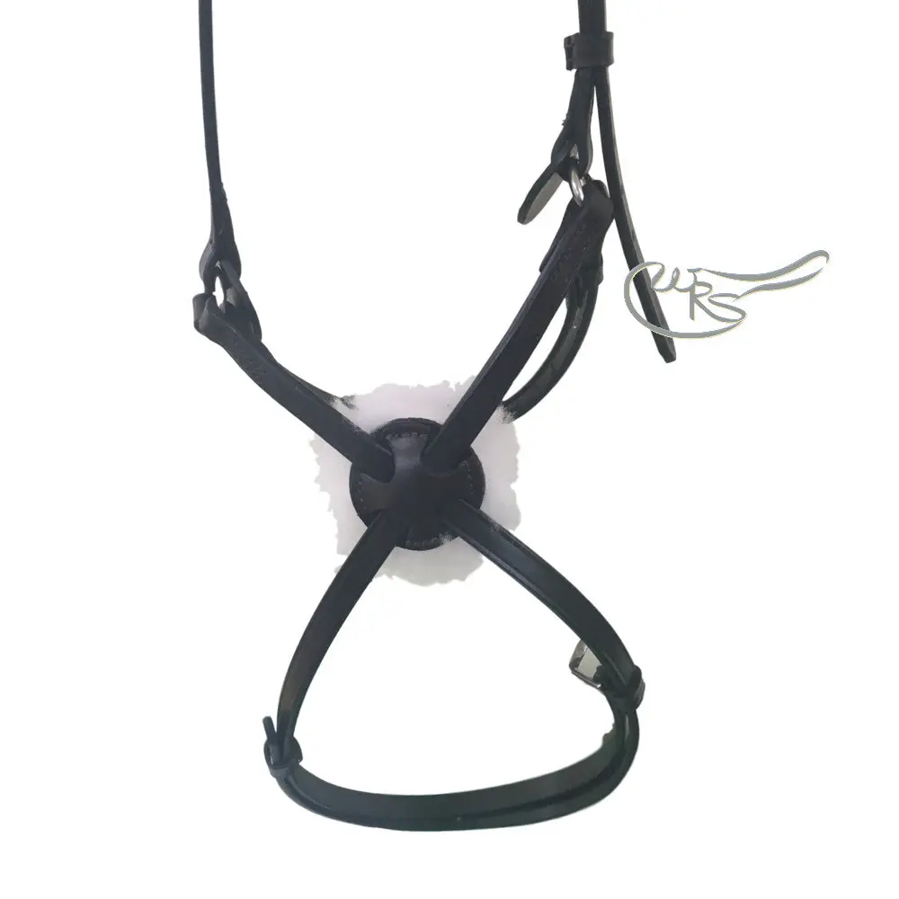 English Leather Mexican Grackle Noseband