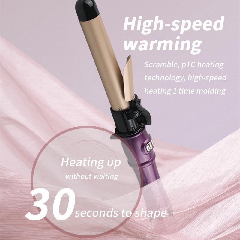Automatic Rotating Hair Curler Electric Heated Hair Curling Iron Professional Hair Styling Tool for Home and Salon Use Perfect for Beach Waves and Hairdressing Gifts Durable Comfort 3