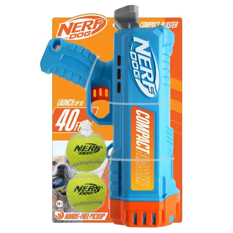 Nerf Dog/Puppy Compact Blaster with 2 Non Squeak Balls 0