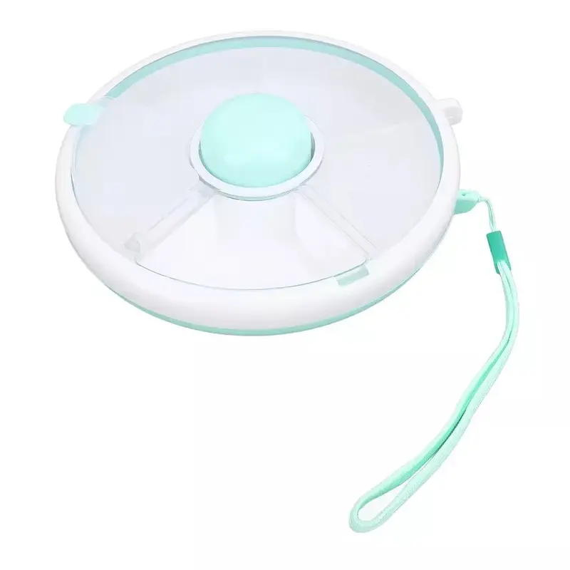 Rotating Snack Container Kids Snack Spinner Storage Boxes Organizer with Lid 5